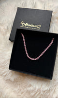 Bracelet Tennis Rose ALIYAH - Plaqué or 18 Carats